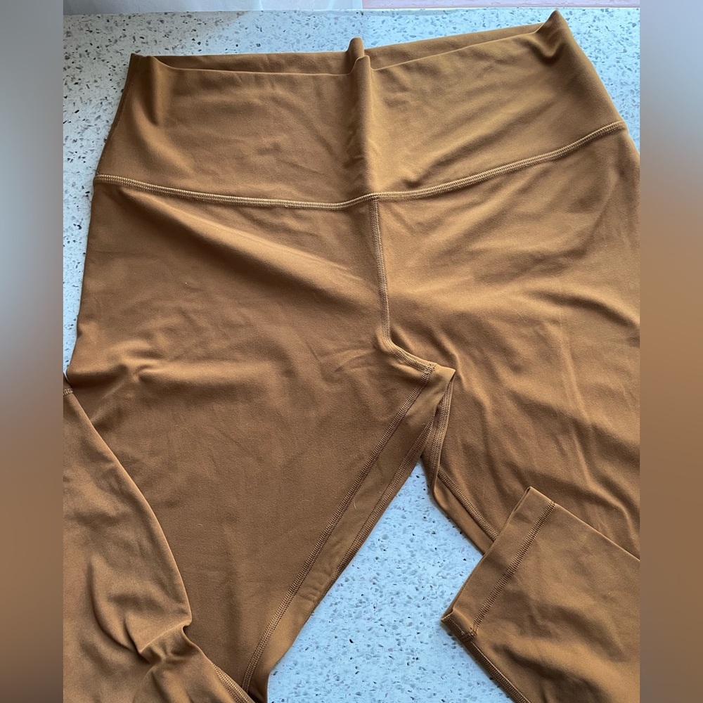 Lululemon Align High Rise Pant 25” Size 16 Copper Brown